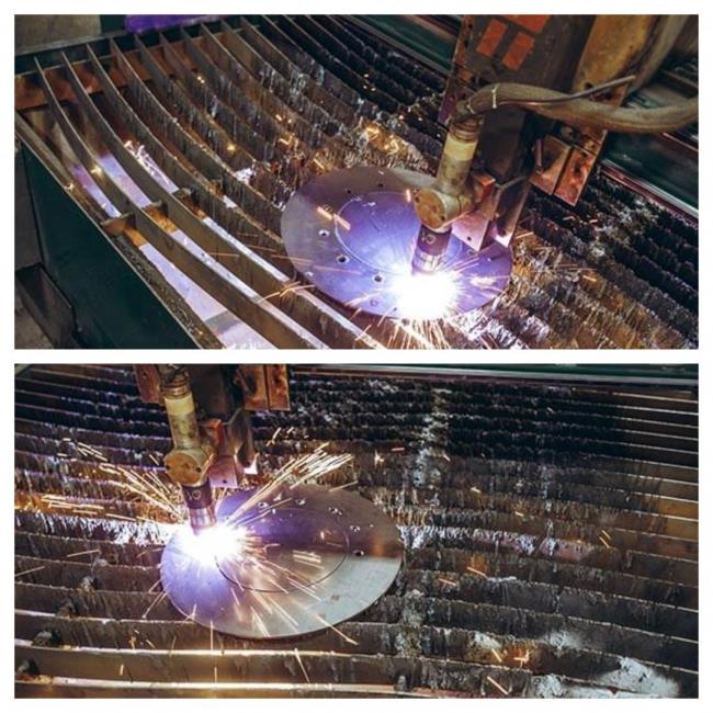 Seamless plasma cutting services from Baseline Custom Fabricating Ltd. in Courtice, Ontario Seamless plasma cutting services from Baseline Custom Fabricating Ltd. in Courtice, Ontario